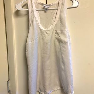 Bebe white tank top